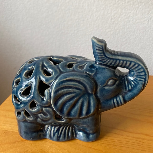 Elephant decor inserts vintage boho